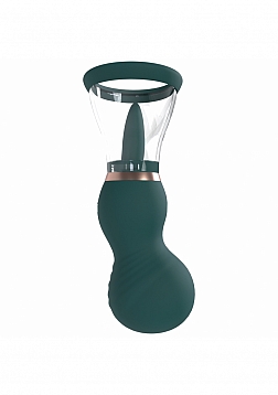 Bombeado - Mejorar - Automático - 13 velocidades - Silicona - Bomba recargable para vulva y pec
