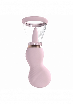 Bombeado - Mejorar - Automático - 13 velocidades - Silicona - Bomba recargable para vulva y pec