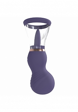 Bombeado - Mejorar - Automático - 13 velocidades - Silicona - Bomba recargable para vulva y pec