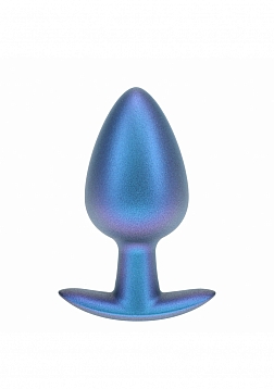 Ay! - Plug Anal - Grande - Silicona - Azul Metlico