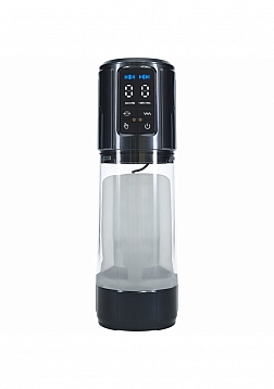 PUMPED - UltraLift - Masturbador Automático - Resistente al agua - 10 Funciones - Gun Metal