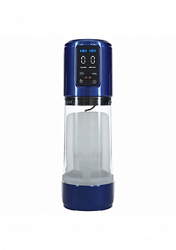 PUMPED - UltraLift - Masturbador Automático - Resistente al agua - 10 Funciones - Azul Metá