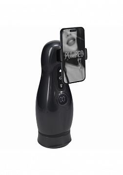 PUMPED - Virtuo - Masturbador - 10 funciones - Succión - Vibración - Accesorio para tel