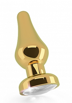 R6 - Gold Plug - 4,5 Inch - Clear Sapphire