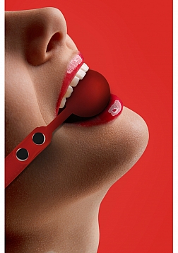Mordaza Fetish de Silicona Ouch! By shots - Red