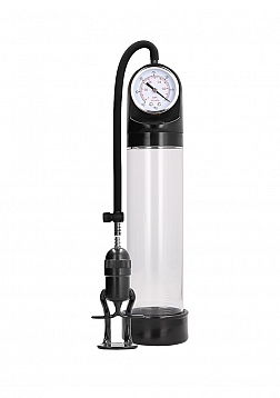 Deluxe  Pump With Advanced PSI Gauge - Transparant